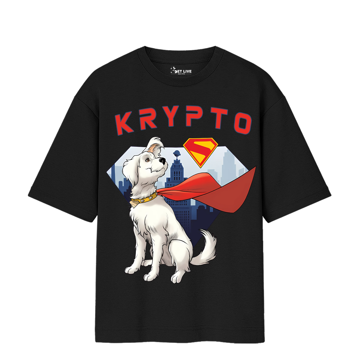 KRYPTO THE SUPER DOG OVERSIZED T-SHIRT
