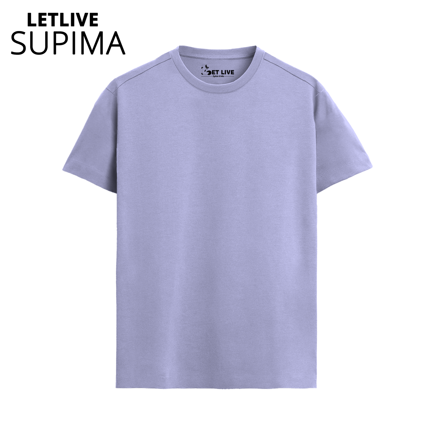 LETLIVE SUPIMA LAVENDER T-SHIRT