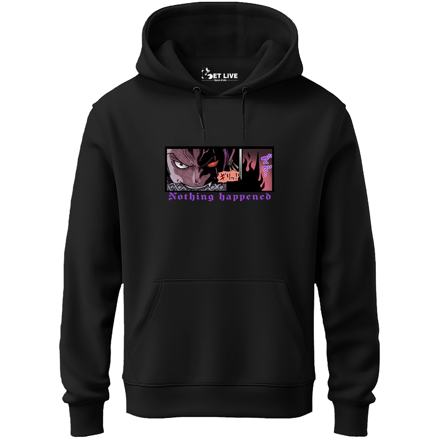 NOTHING HAPPENED ZORO Hoodie