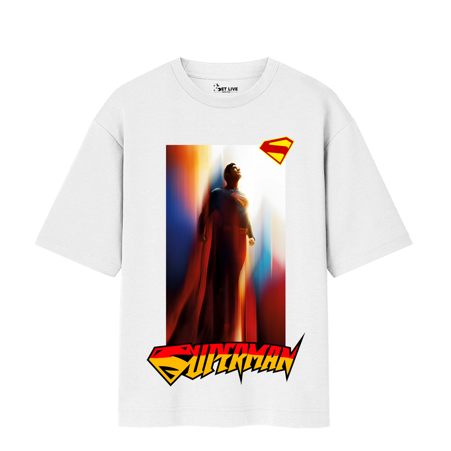 LOOK UP SUPERMAN OVERSIZED T-SHIRT