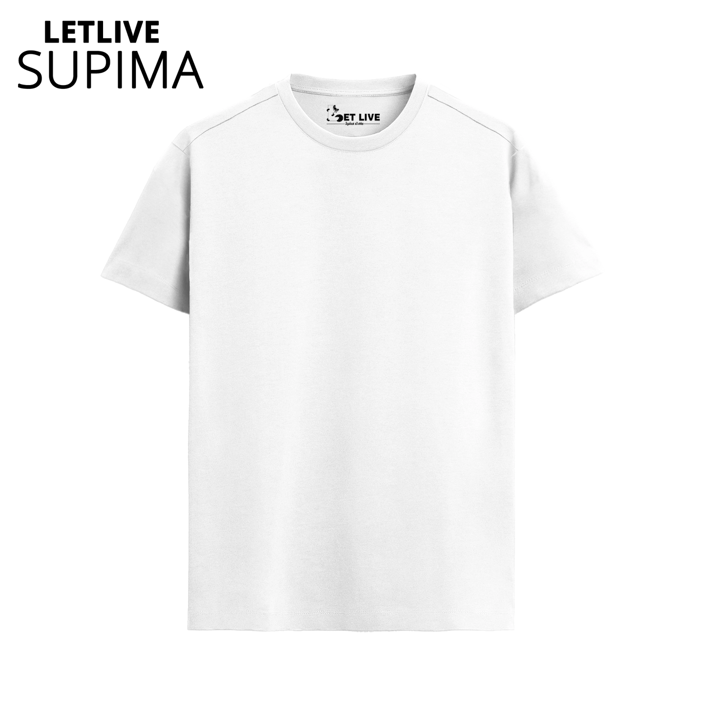 LETLIVE SUPIMA WHITE T-SHIRT
