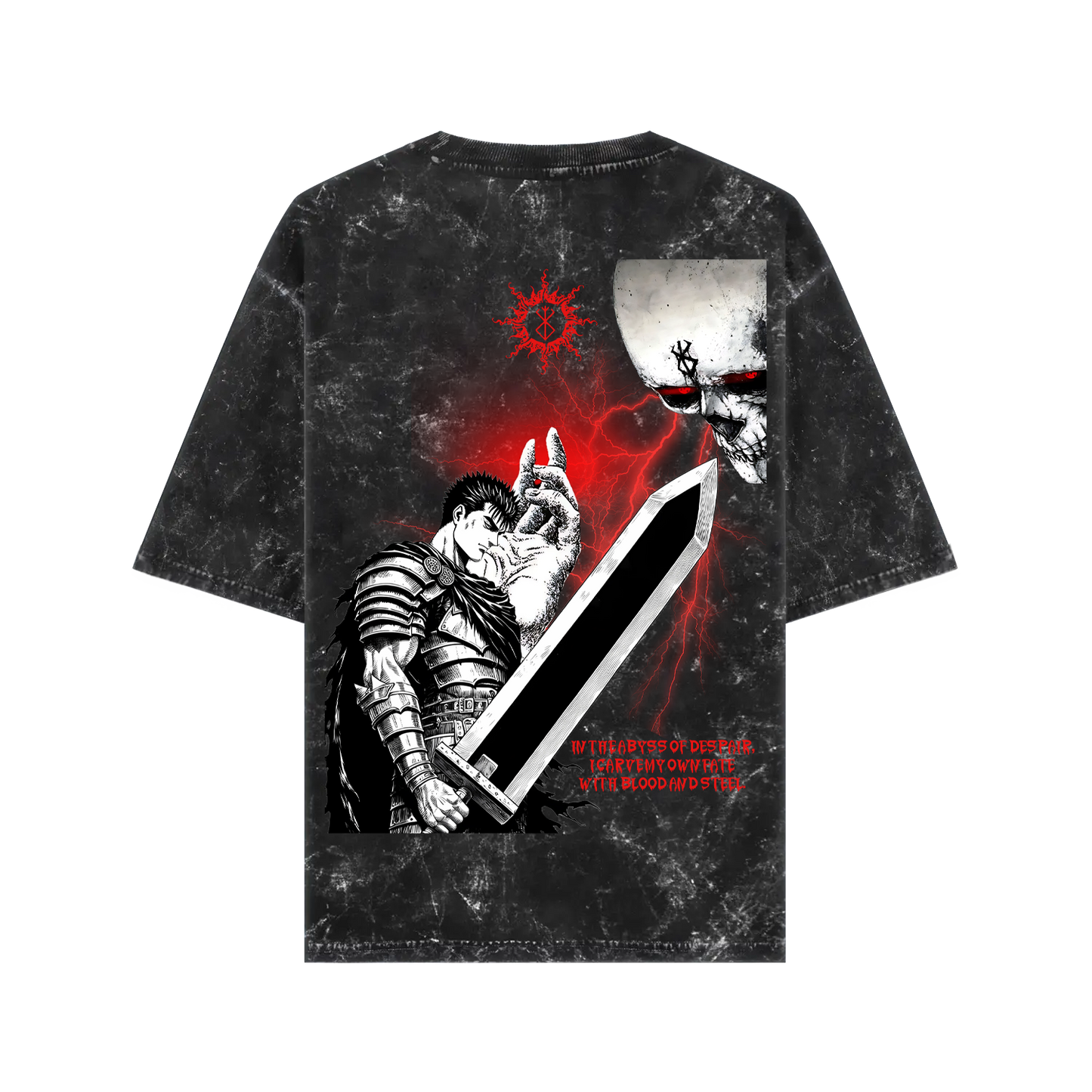 BERSERK LIMITED EDITION OVERSIZED ACID WASH