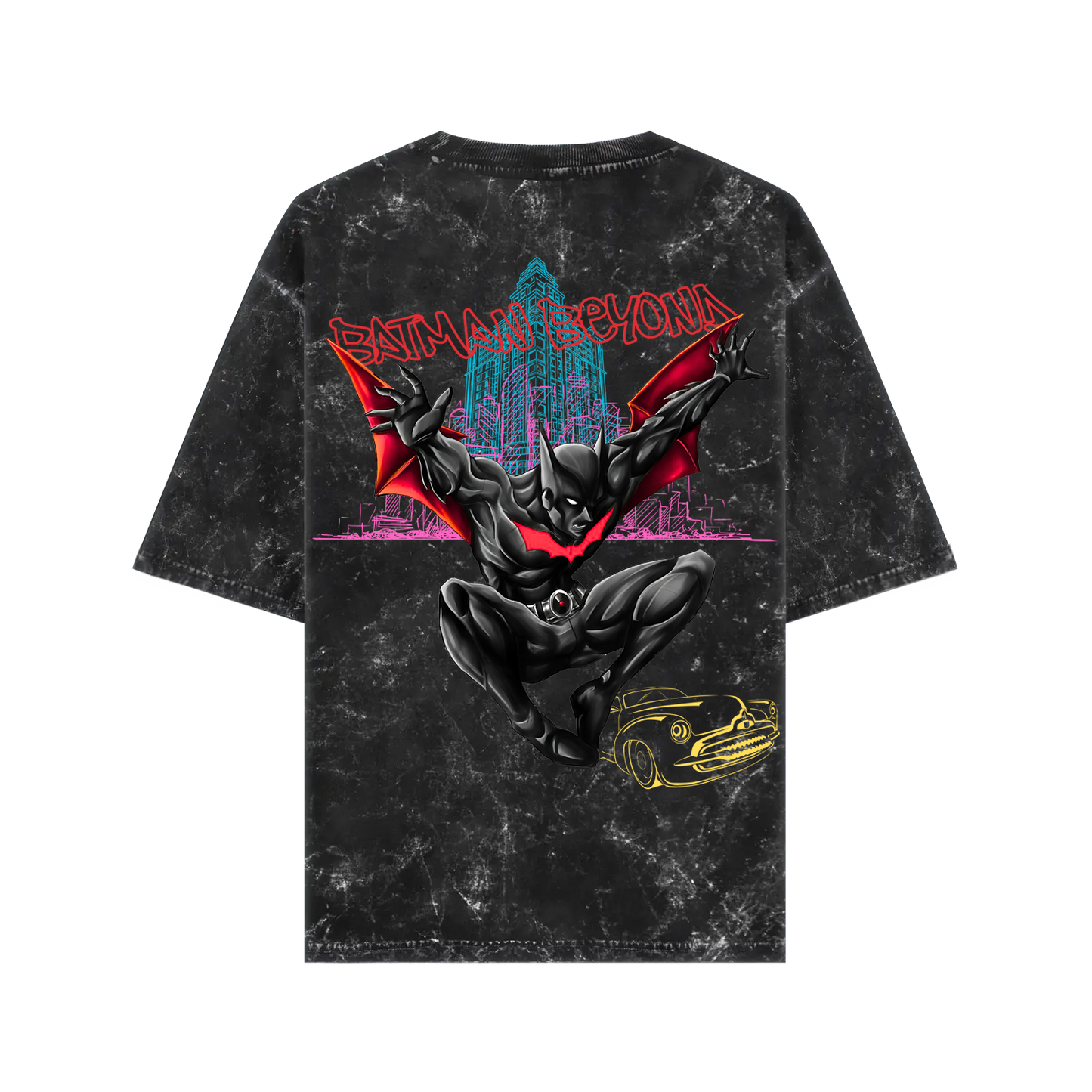 BATMAN BEYOND ACIDWASH OVERSIZED T-SHIRT