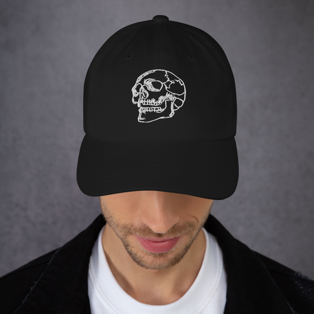 SKULL FACE BASEBALL CAP