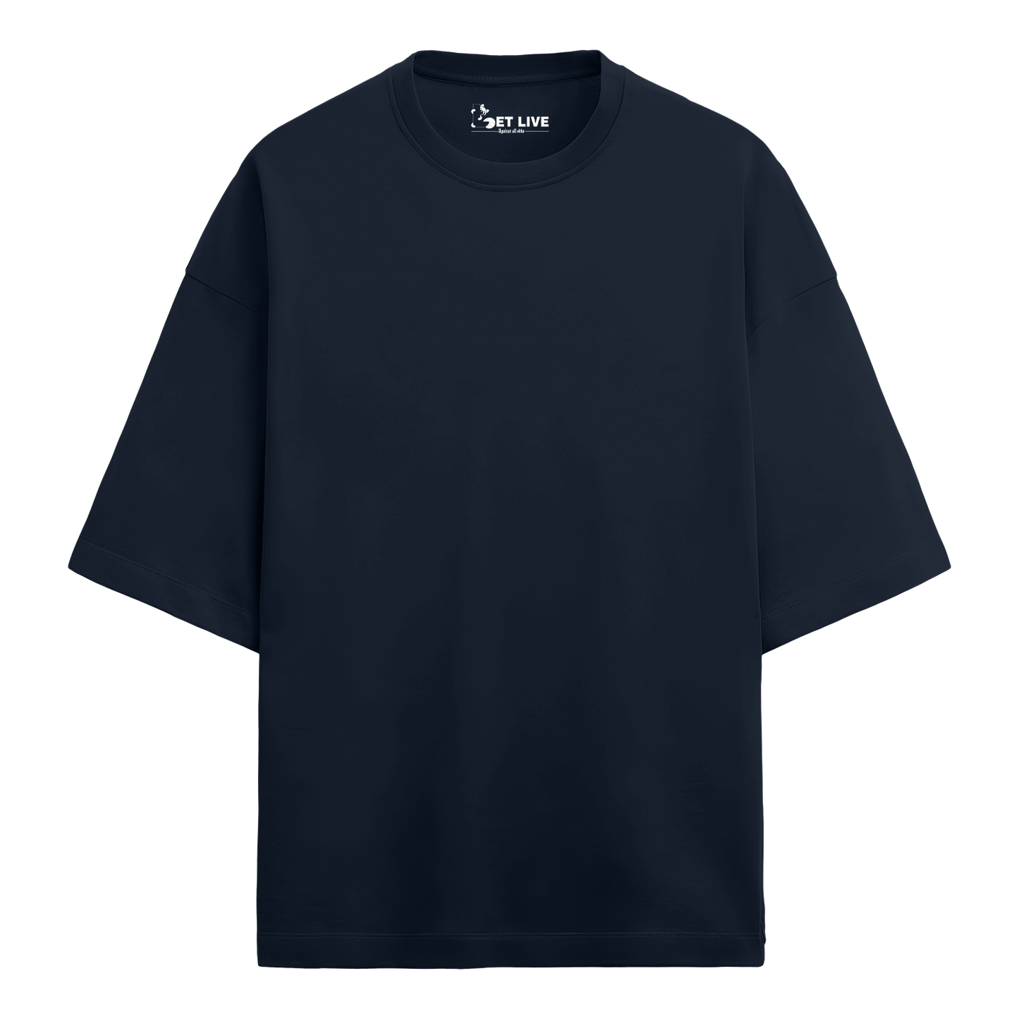 NAVY BLUE OVERSIZED T-SHIRT