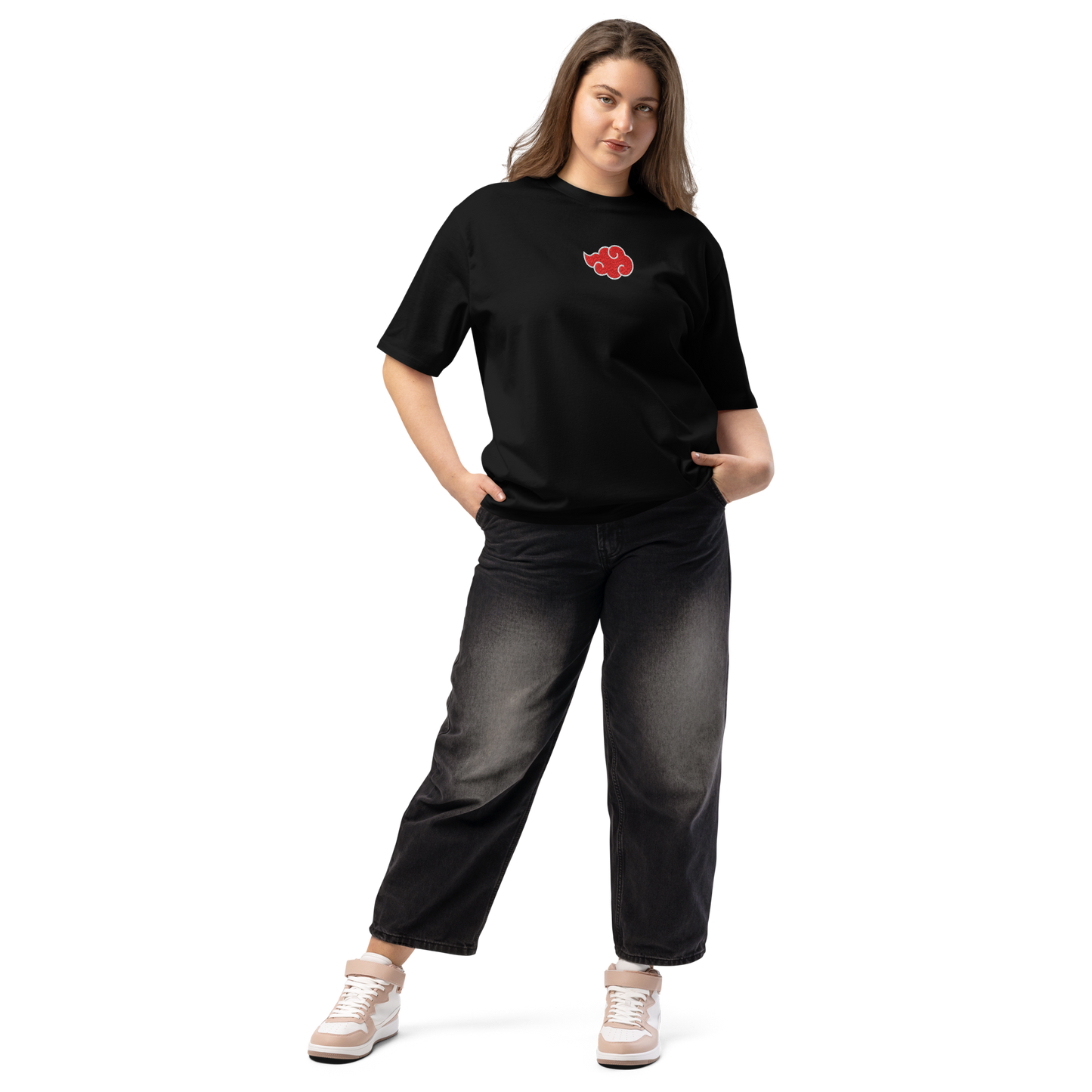 NARUTO AKATSUKI EMBROIDERY OVERSIZED