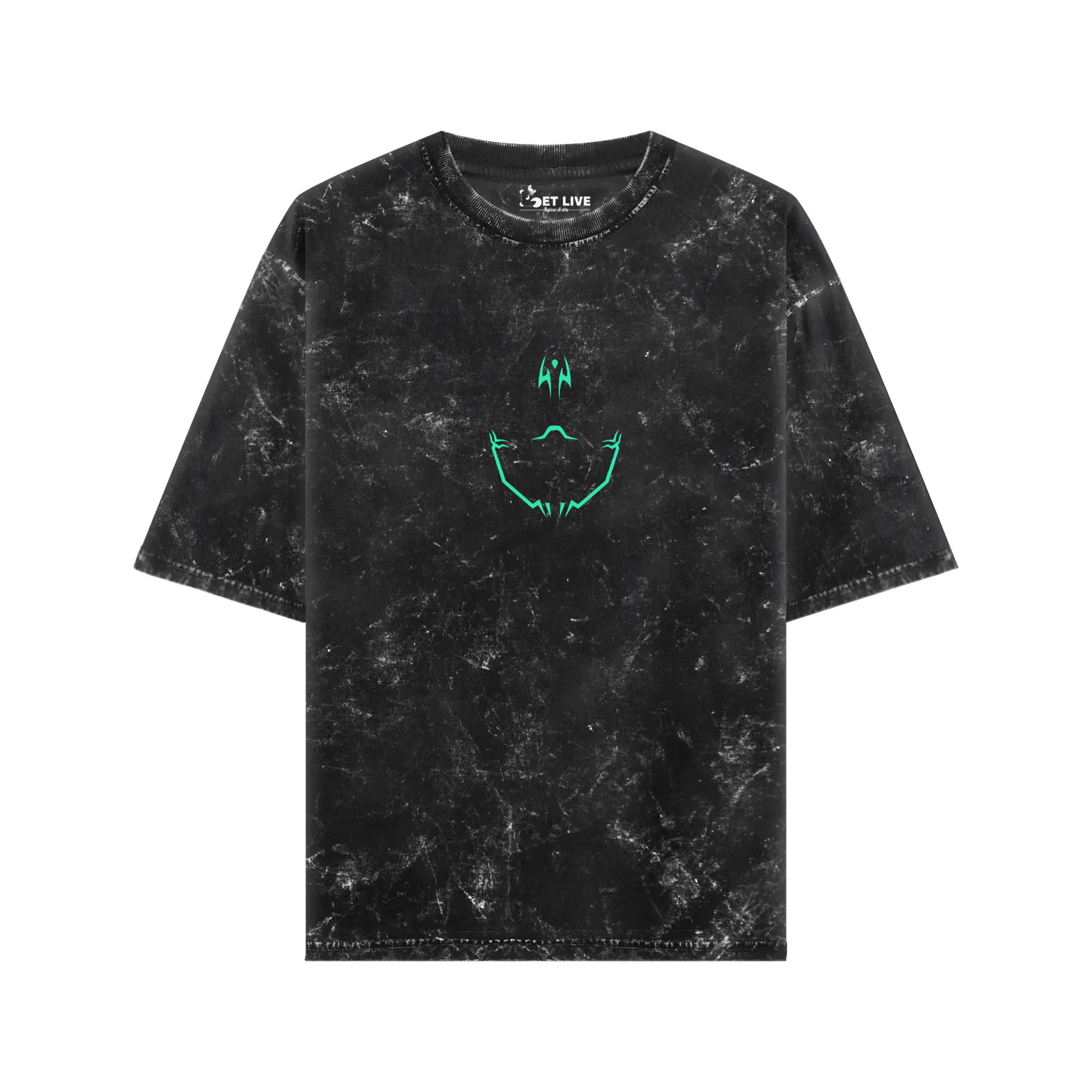 RYOMEN SUKUNA ACID WASH OVERSIZED T-SHIRT