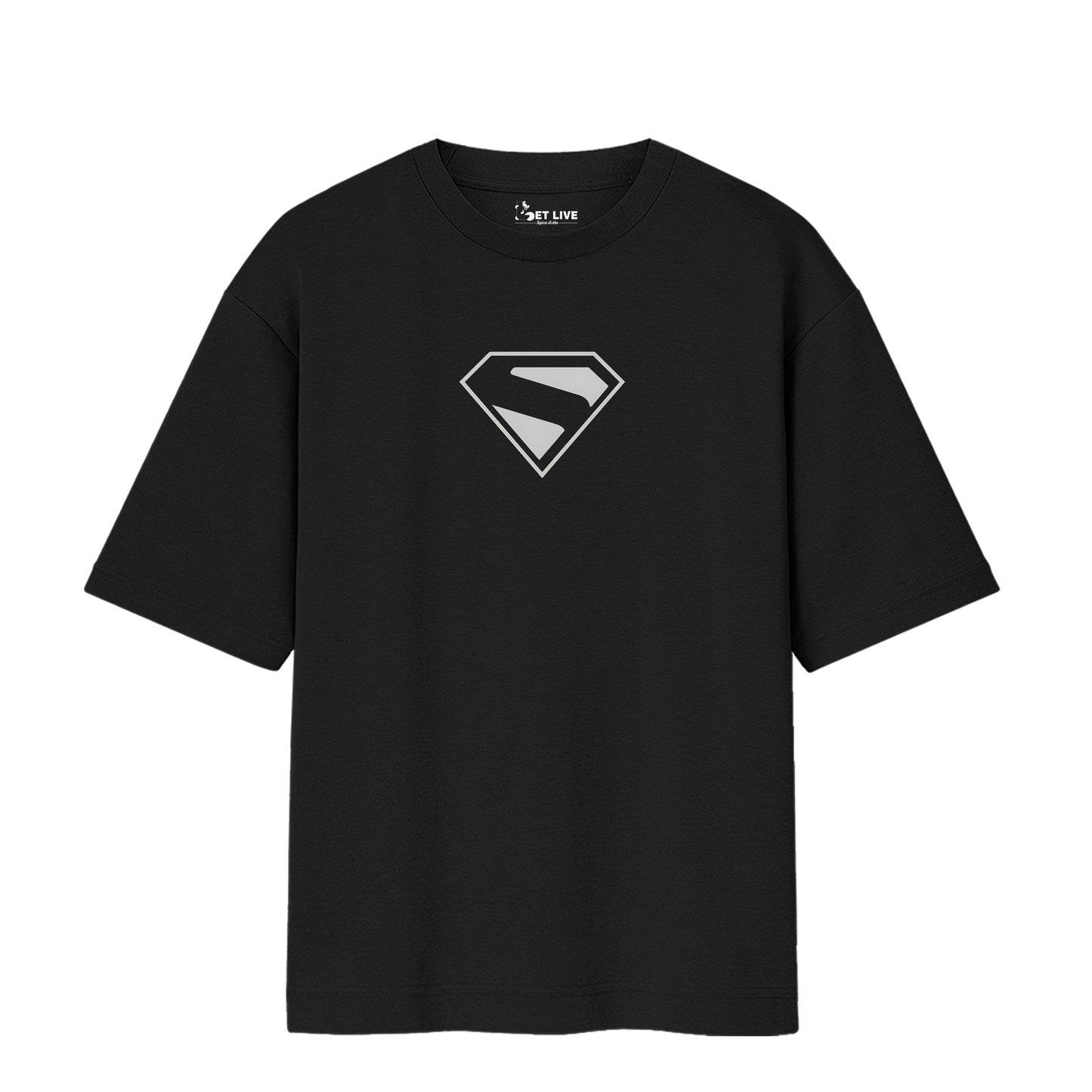 SUPERMAN THE POWER OVERSIZED T-SHIRT