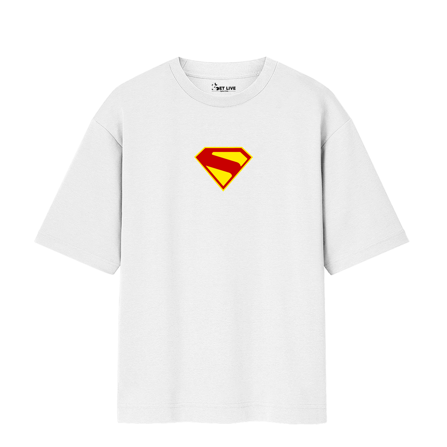 THE MAN OF STEEL OVERSIZED T-SHIRT
