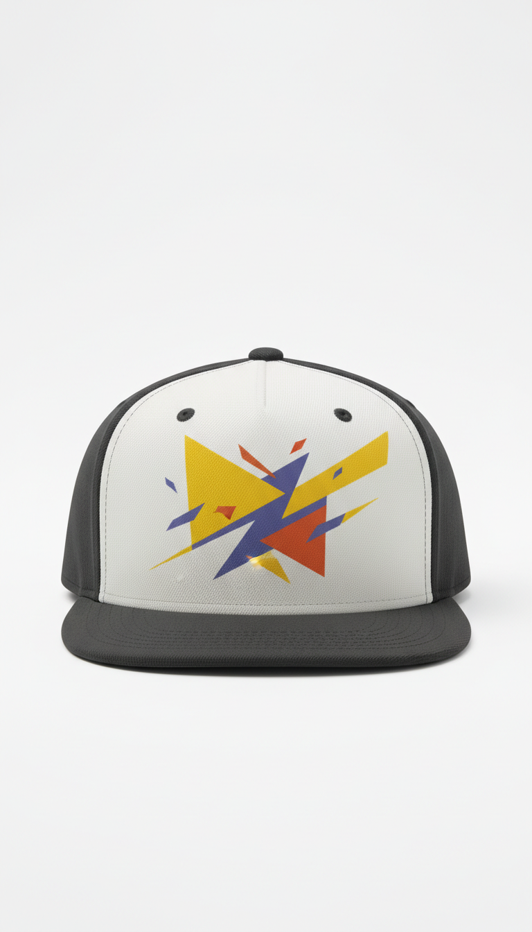 Skate-Inspired Snapback Cap