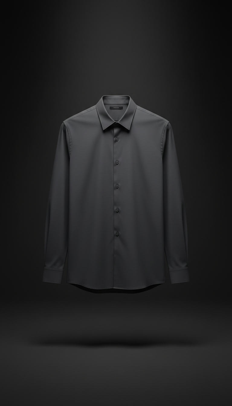 Japanese Cotton Shirt Structured Collar