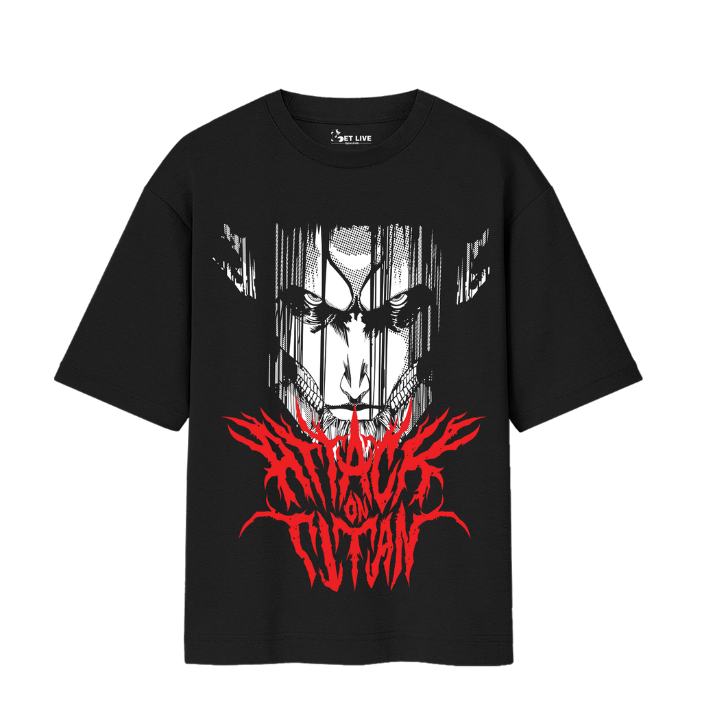 WALL BREAKER ATTACK ON TITAN OVERSIZED T-SHIRT