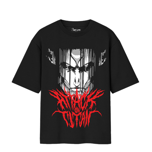 WALL BREAKER ATTACK ON TITAN OVERSIZED T-SHIRT