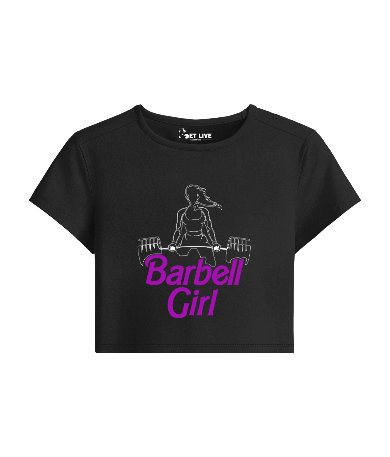 BARBELL GIRL BABY TEE