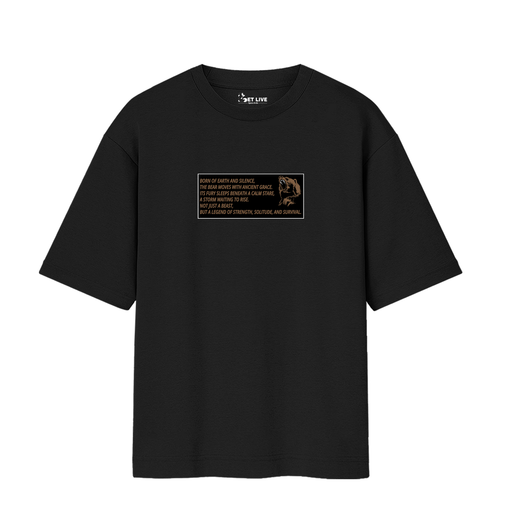 FURY OF THE FOREST OVERSIZED T-SHIRT