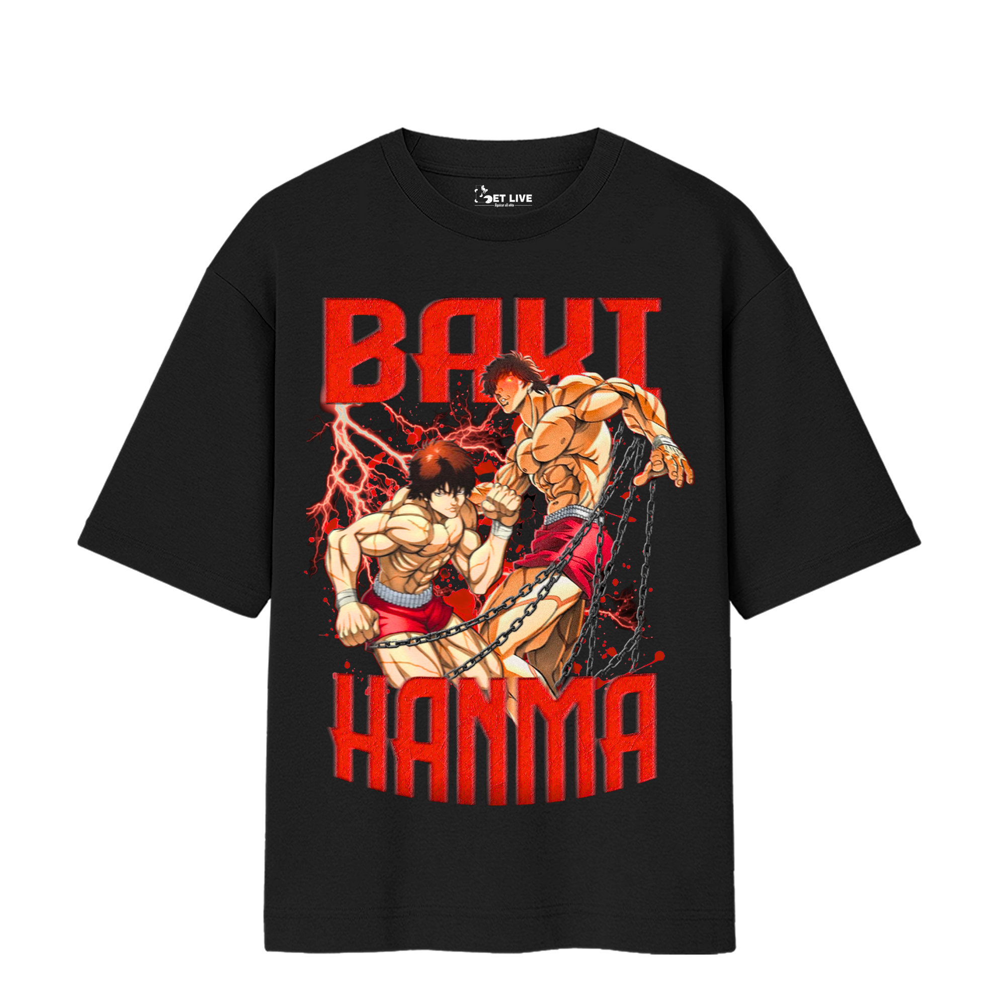 BAKI HANMA OVERSIZED T-SHIRT