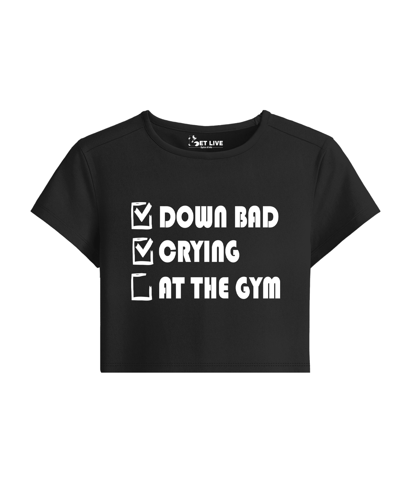 AT THE GYM BABY TEE
