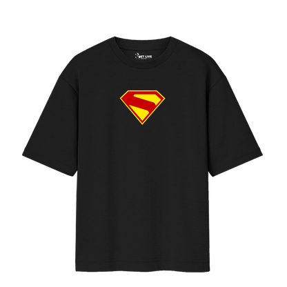 SUPERMAN S-SHIELD OVERSIZED TSHIRT