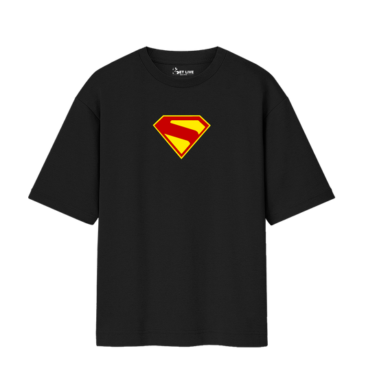 SUPERMAN S-SHIELD OVERSIZED TSHIRT