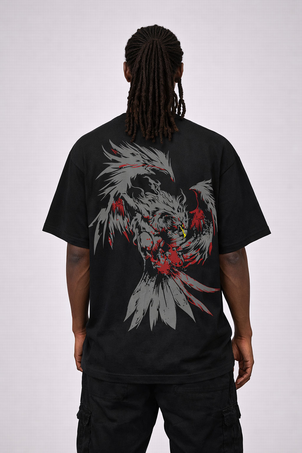 BLOOD WING  OVERSIZED TSHIRT