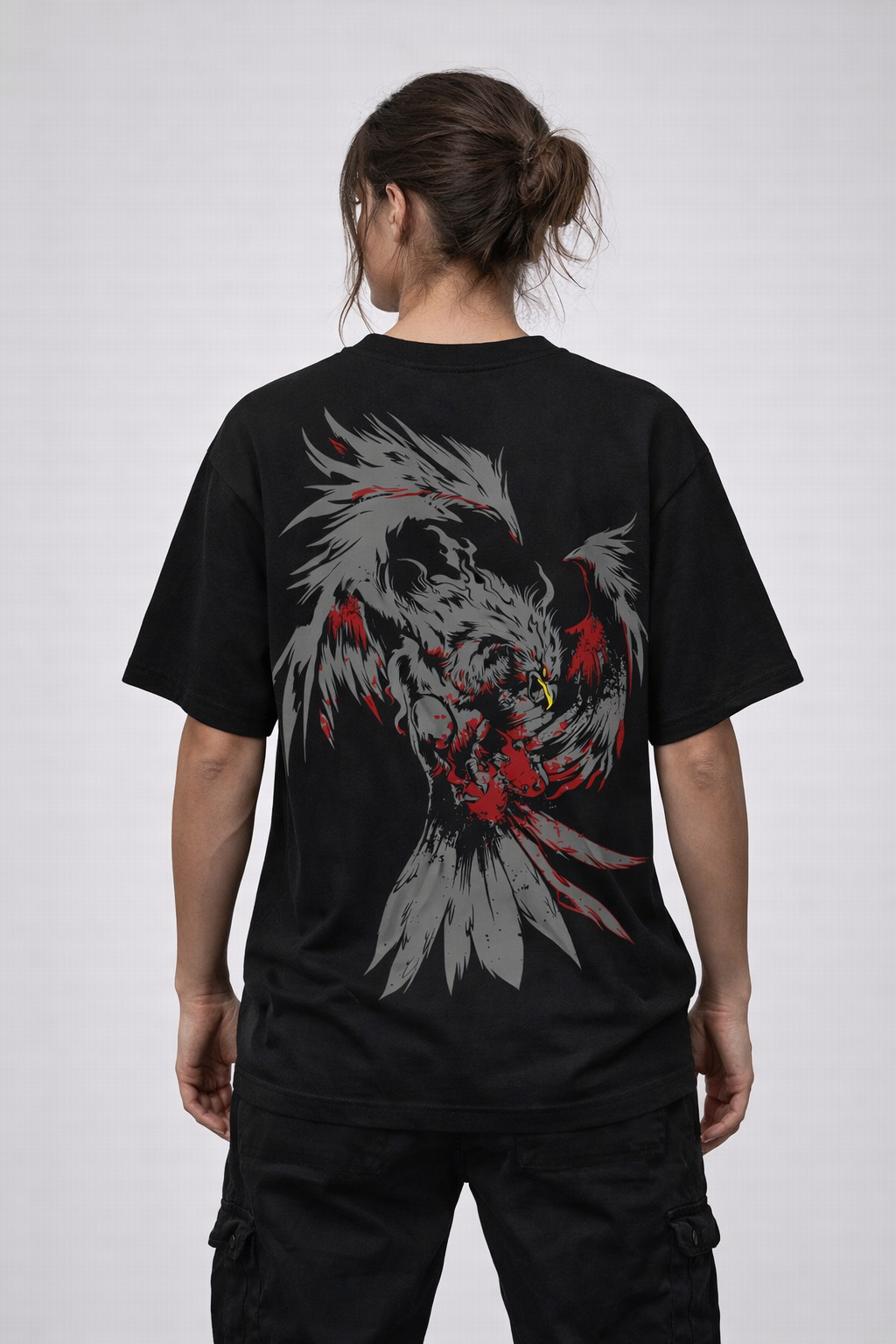 BLOOD WING  OVERSIZED TSHIRT