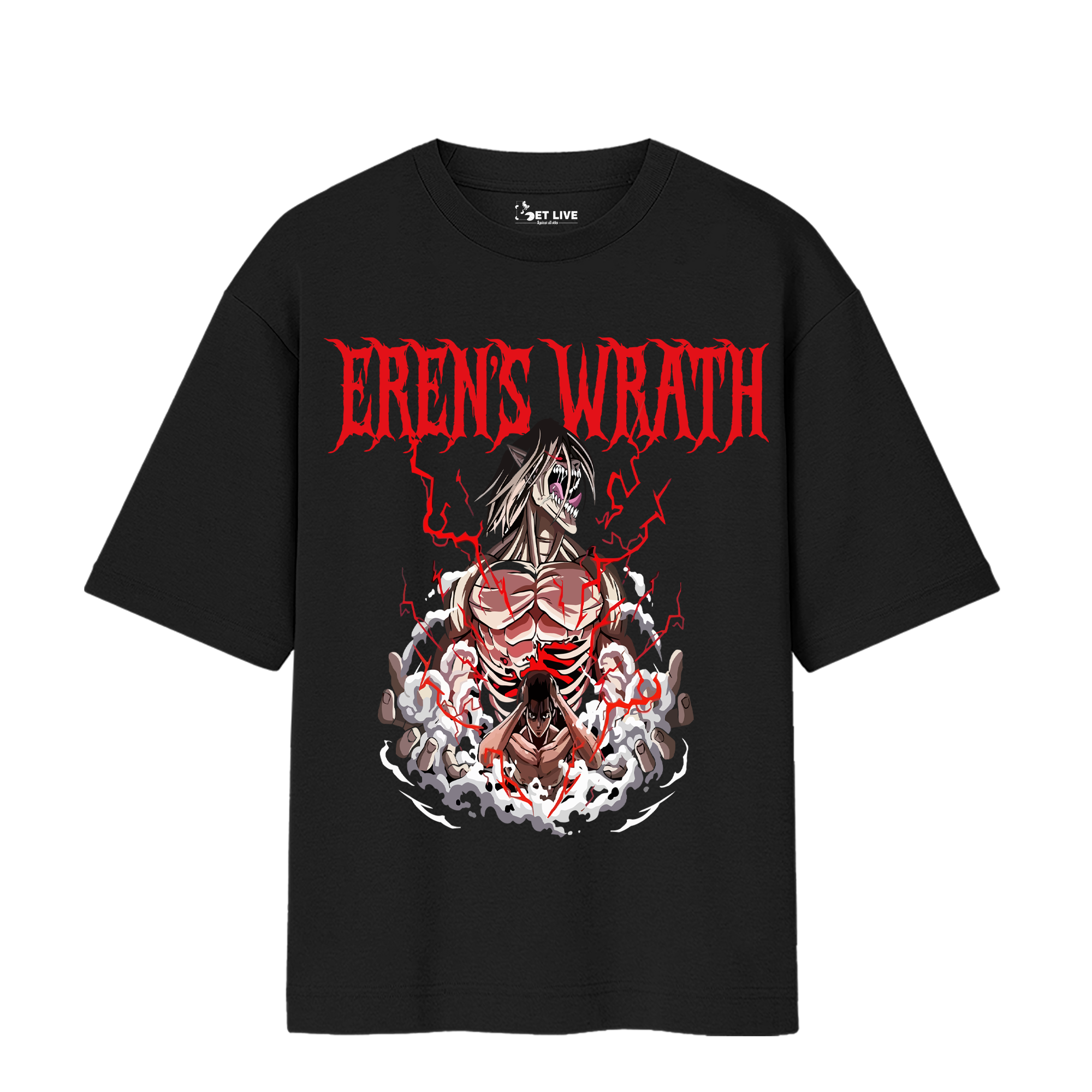 ERENS WRATH - ATTACK ON TITAN OVERSIZED T-Shirt