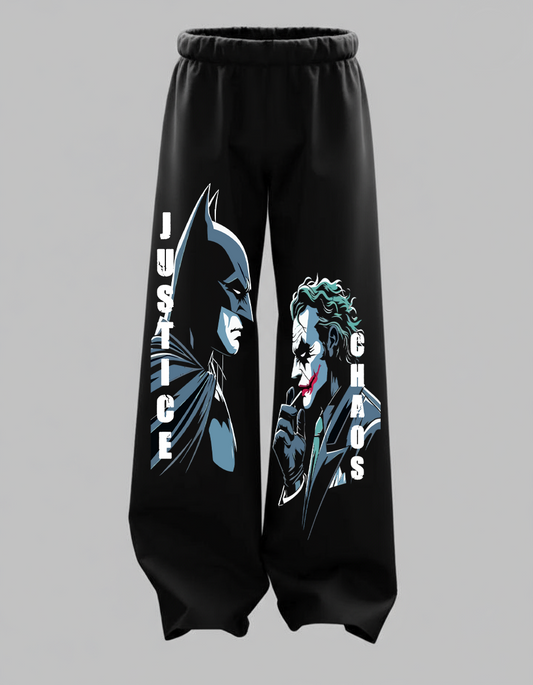 JUSTICE AND CHAOS UNISEX BAGGY PANTS