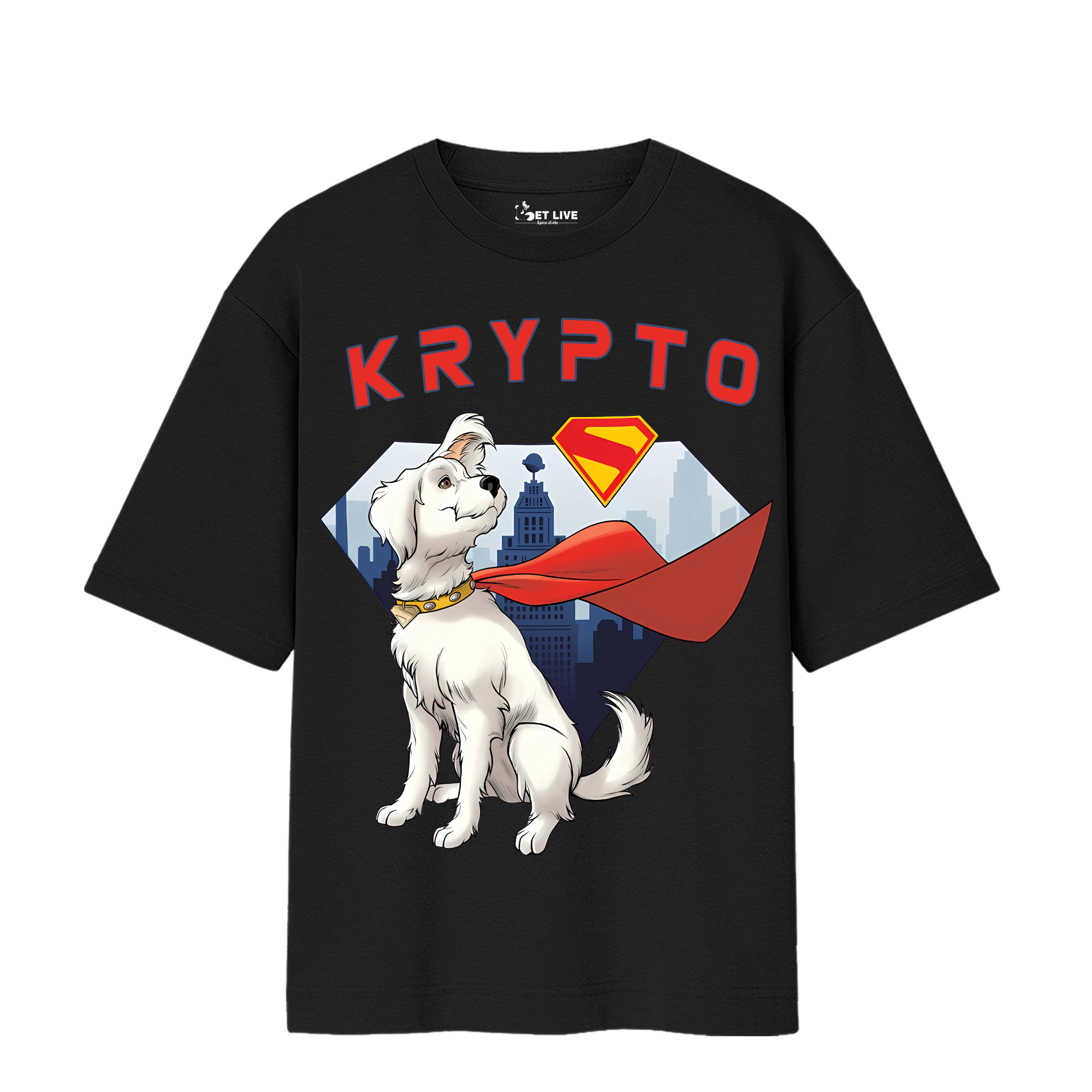 KRYPTO THE SUPER DOG OVERSIZED T-SHIRT