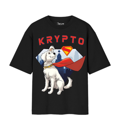 KRYPTO THE SUPER DOG OVERSIZED T-SHIRT
