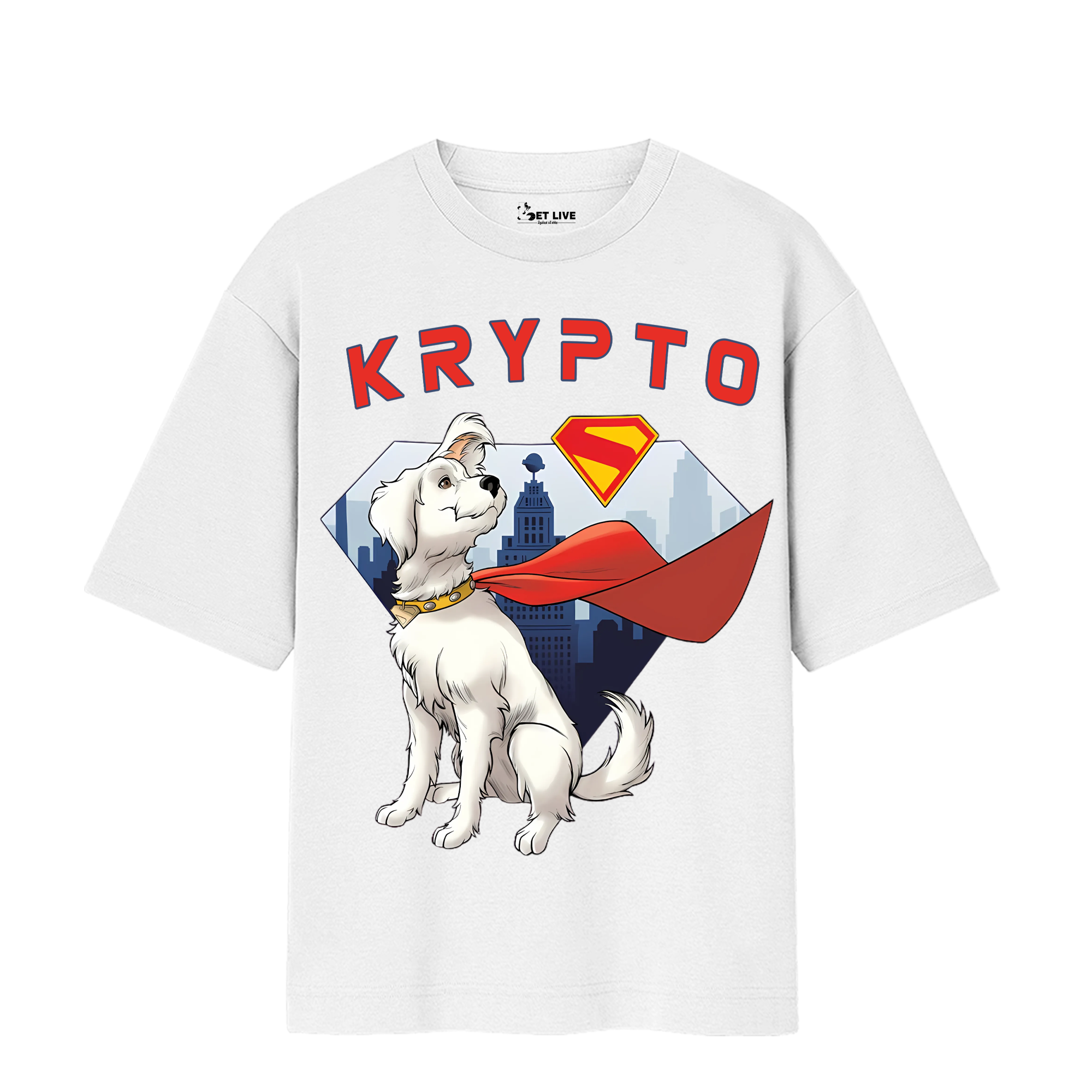 KRYPTO THE SUPER DOG OVERSIZED T-SHIRT