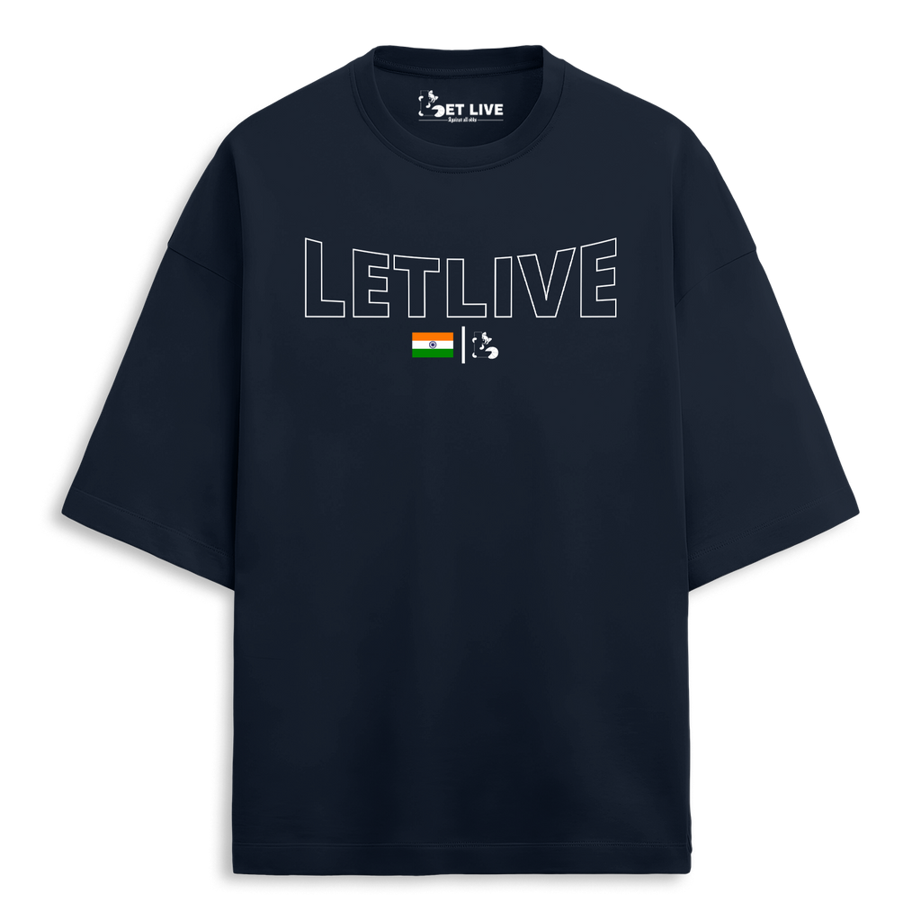 LETLIVE INDIA OVERSIZED T-SHIRT