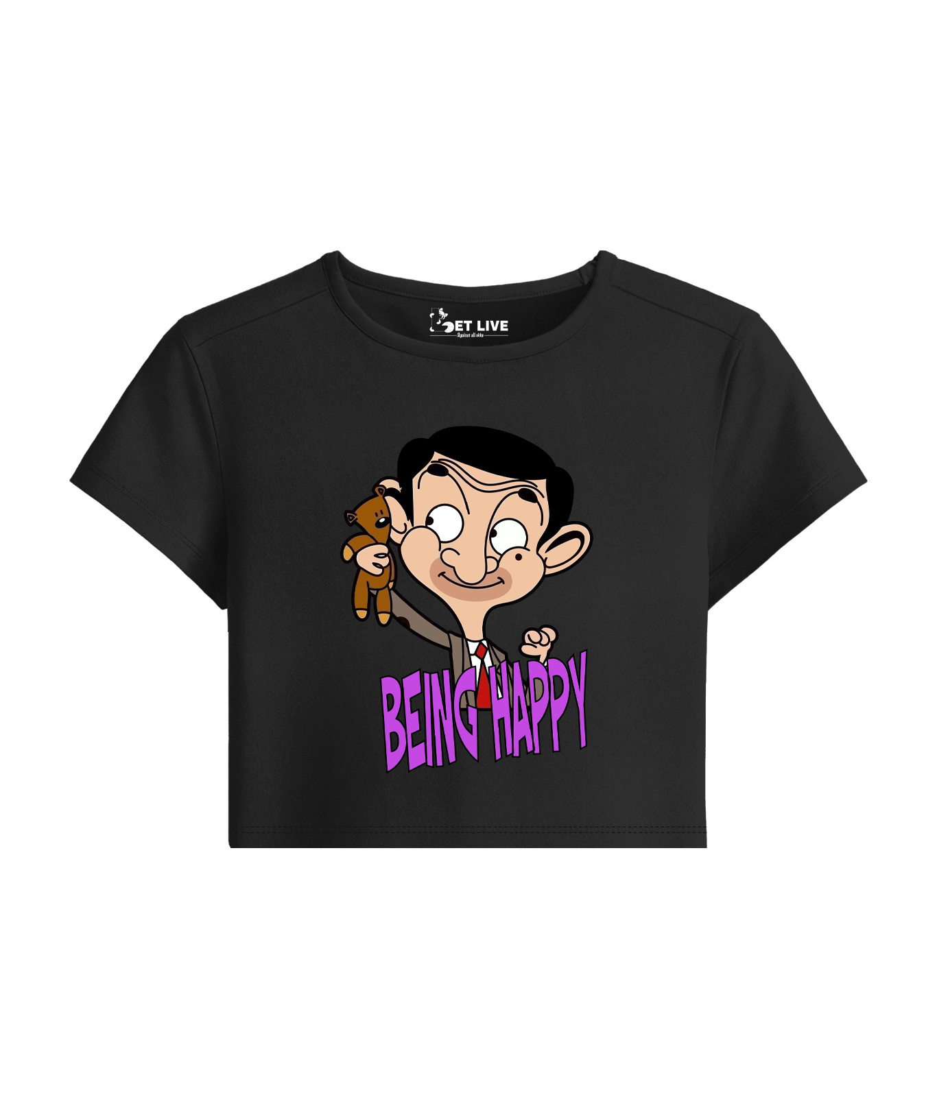 BEING HAPPY MR BEAN BABY TEE