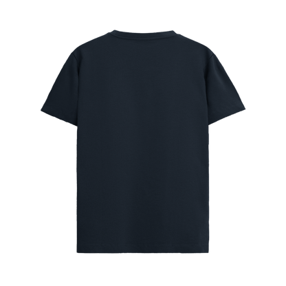 LETLIVE SUPIMA NAVY BLUE T-SHIRT