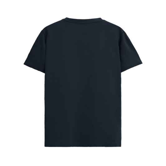 LETLIVE SUPIMA NAVY BLUE T-SHIRT