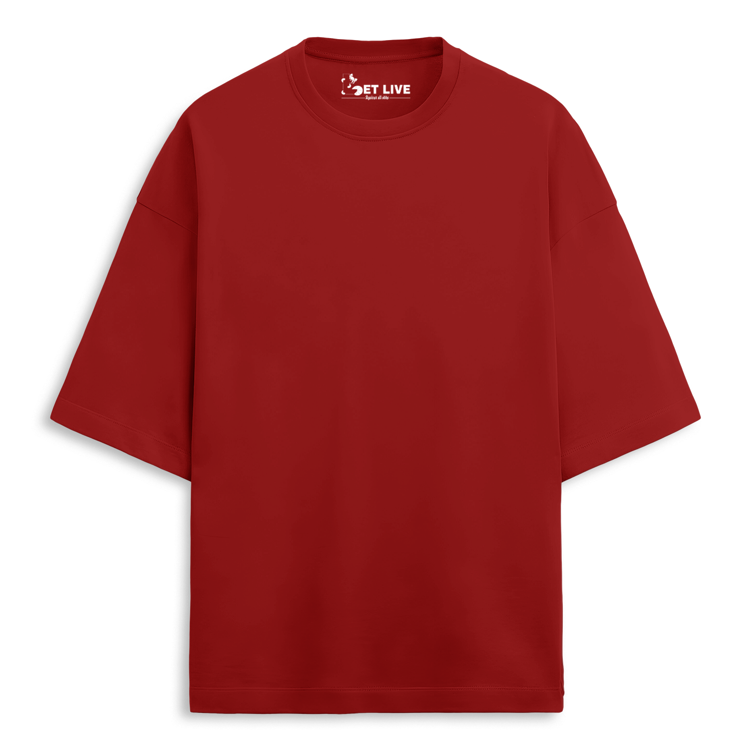 RED OVERSIZED T-SHIRT
