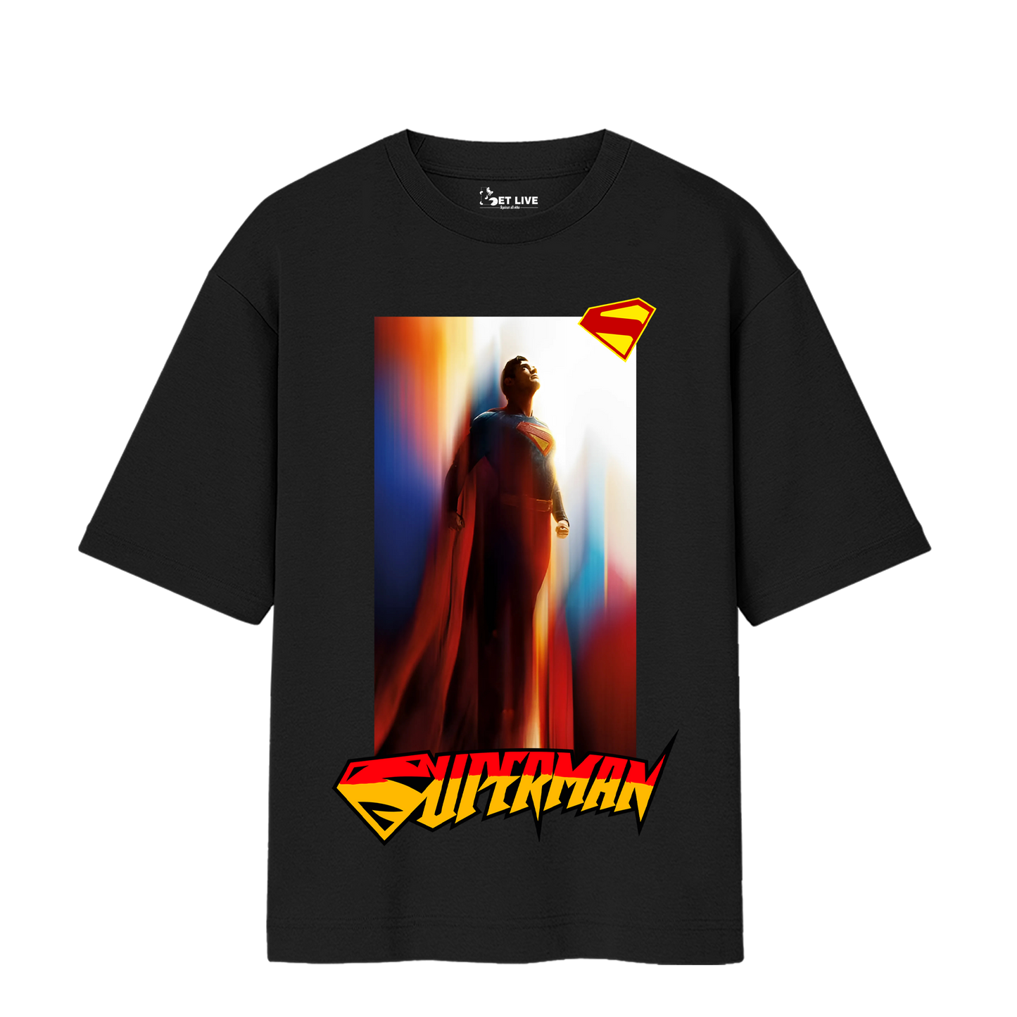 LOOK UP SUPERMAN OVERSIZED T-SHIRT