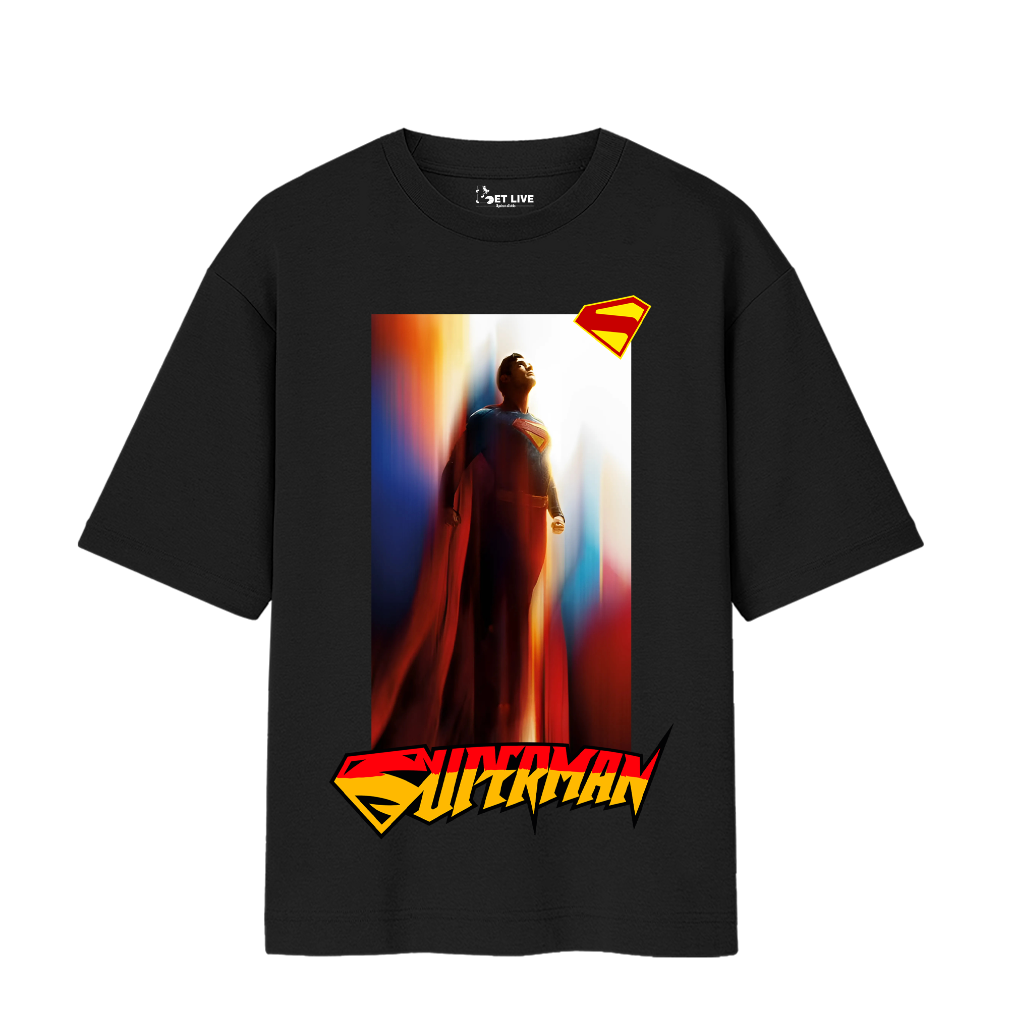 LOOK UP SUPERMAN OVERSIZED T-SHIRT