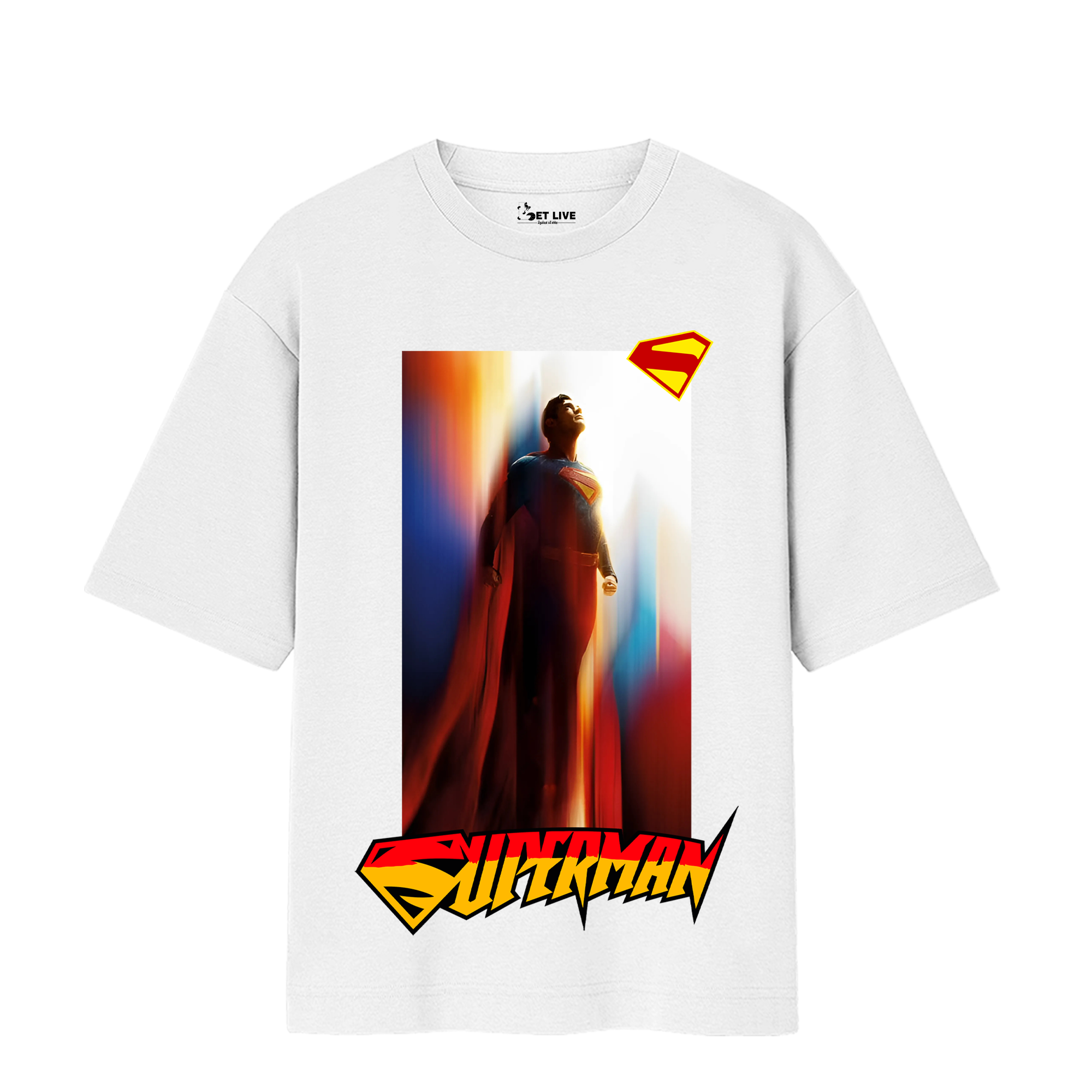 LOOK UP SUPERMAN OVERSIZED T-SHIRT