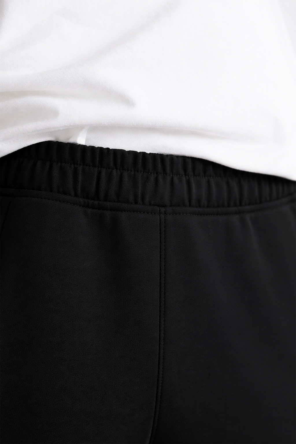SWEATPANTS SOLID - BLACK