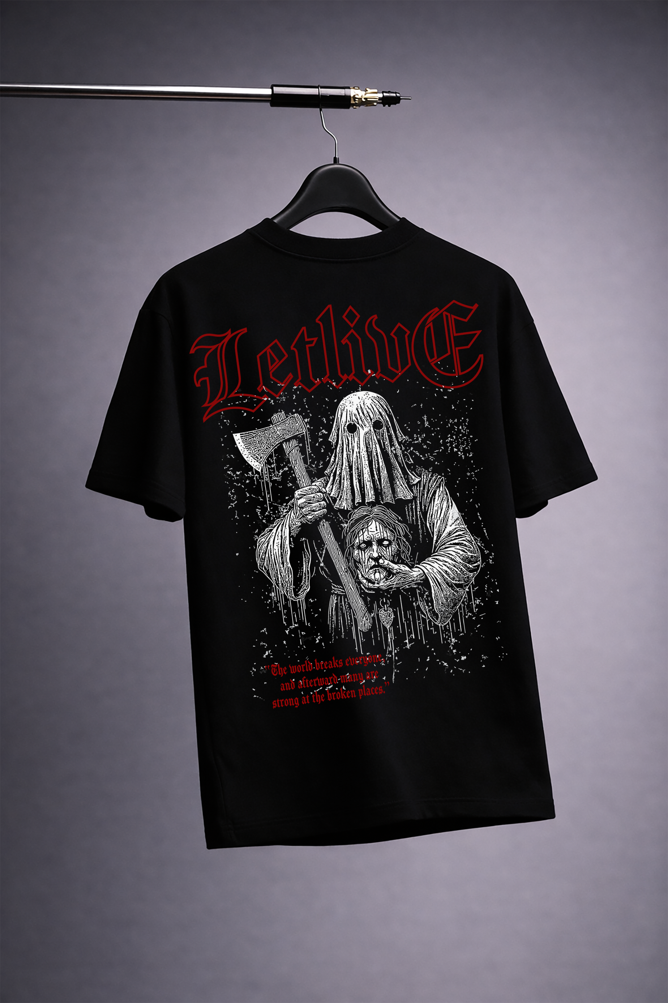 WARRIORS IN BROKEN PLACES UNISEX OVERSIZED T-SHIRT