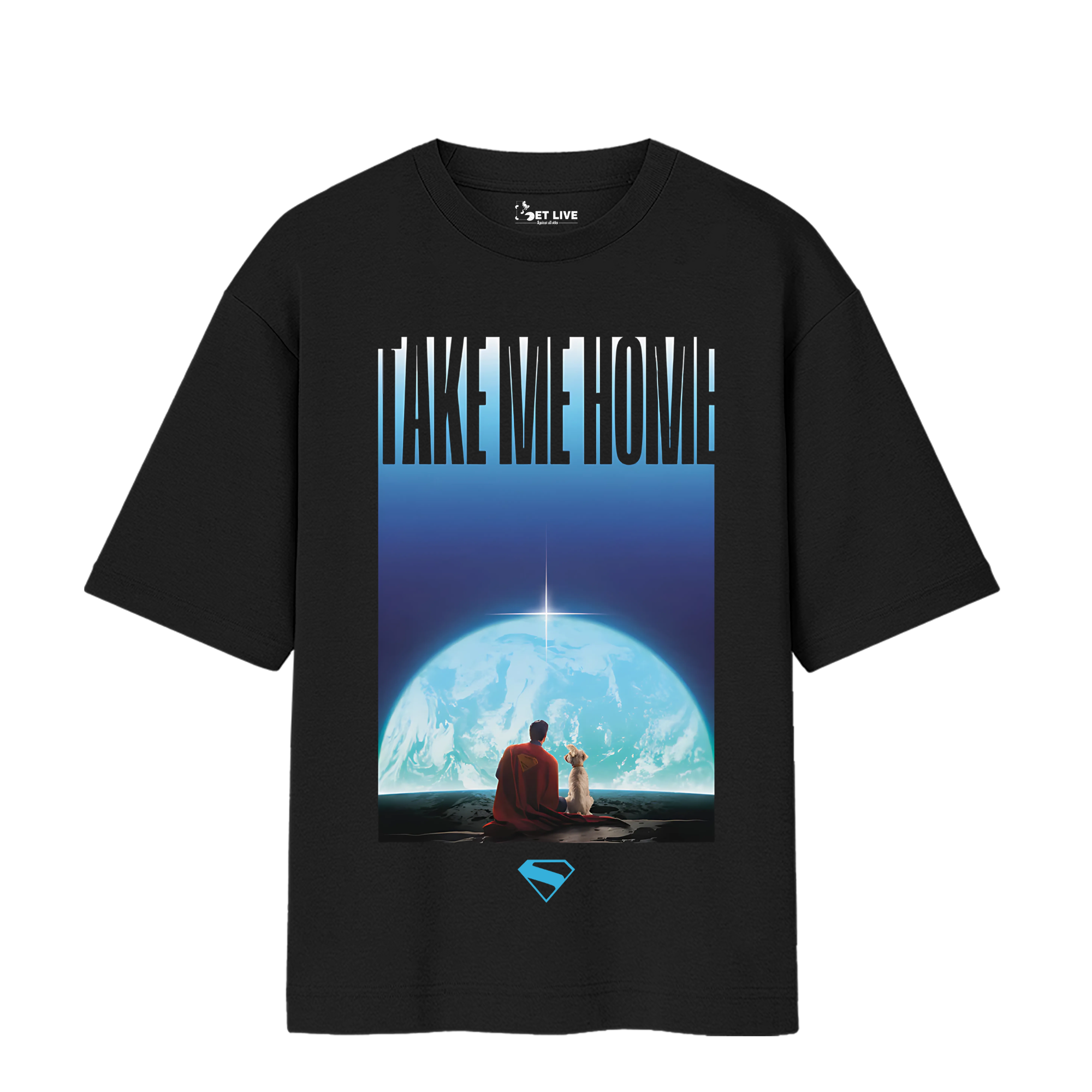 TAKE ME HOME SUPERMAN OVERSIZED T-SHIRT