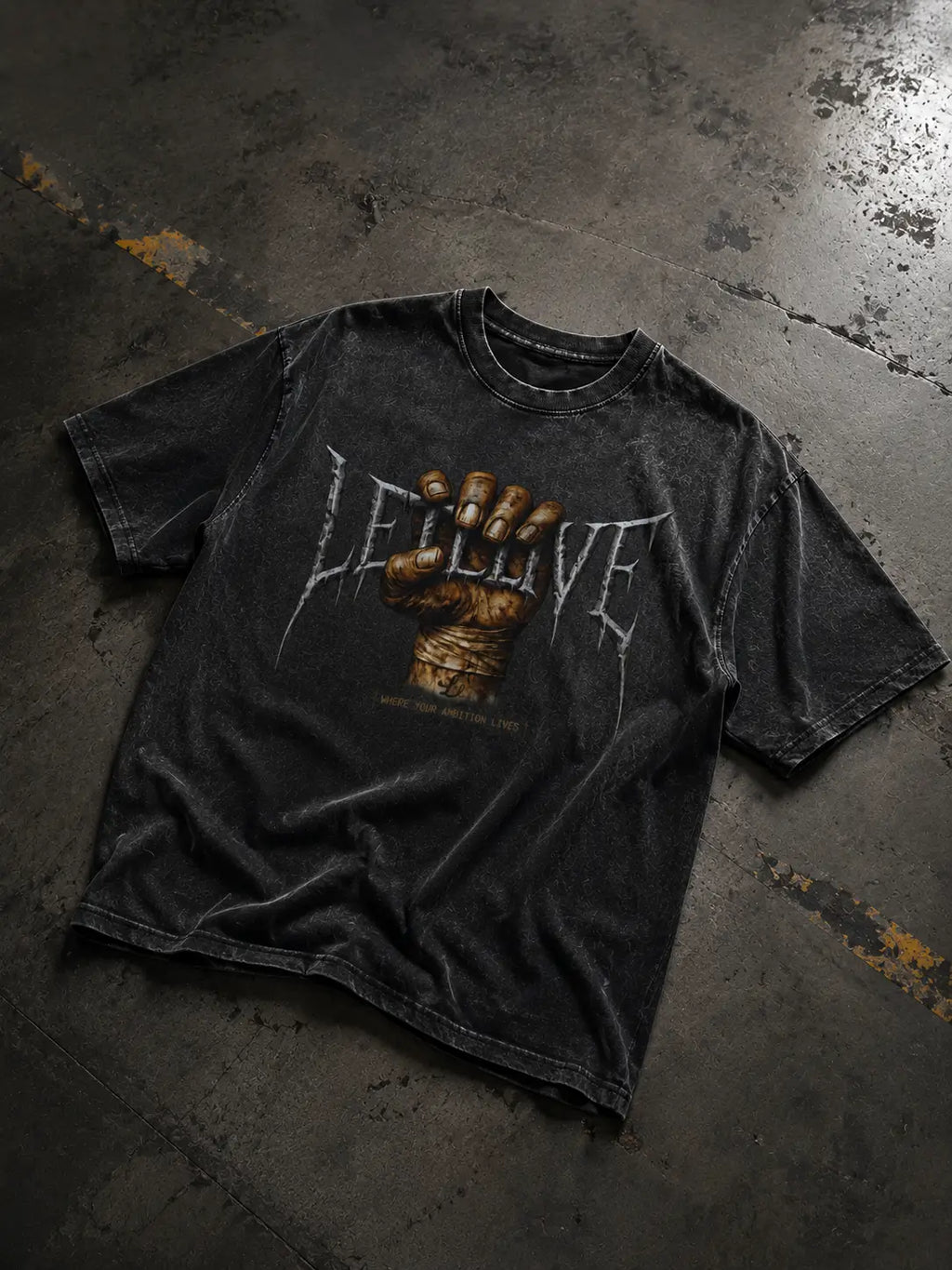 LETLIVE CLUB FADE WASH T-SHIRT