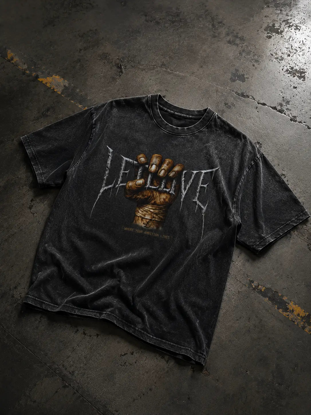 LETLIVE CLUB FADE WASH T-SHIRT