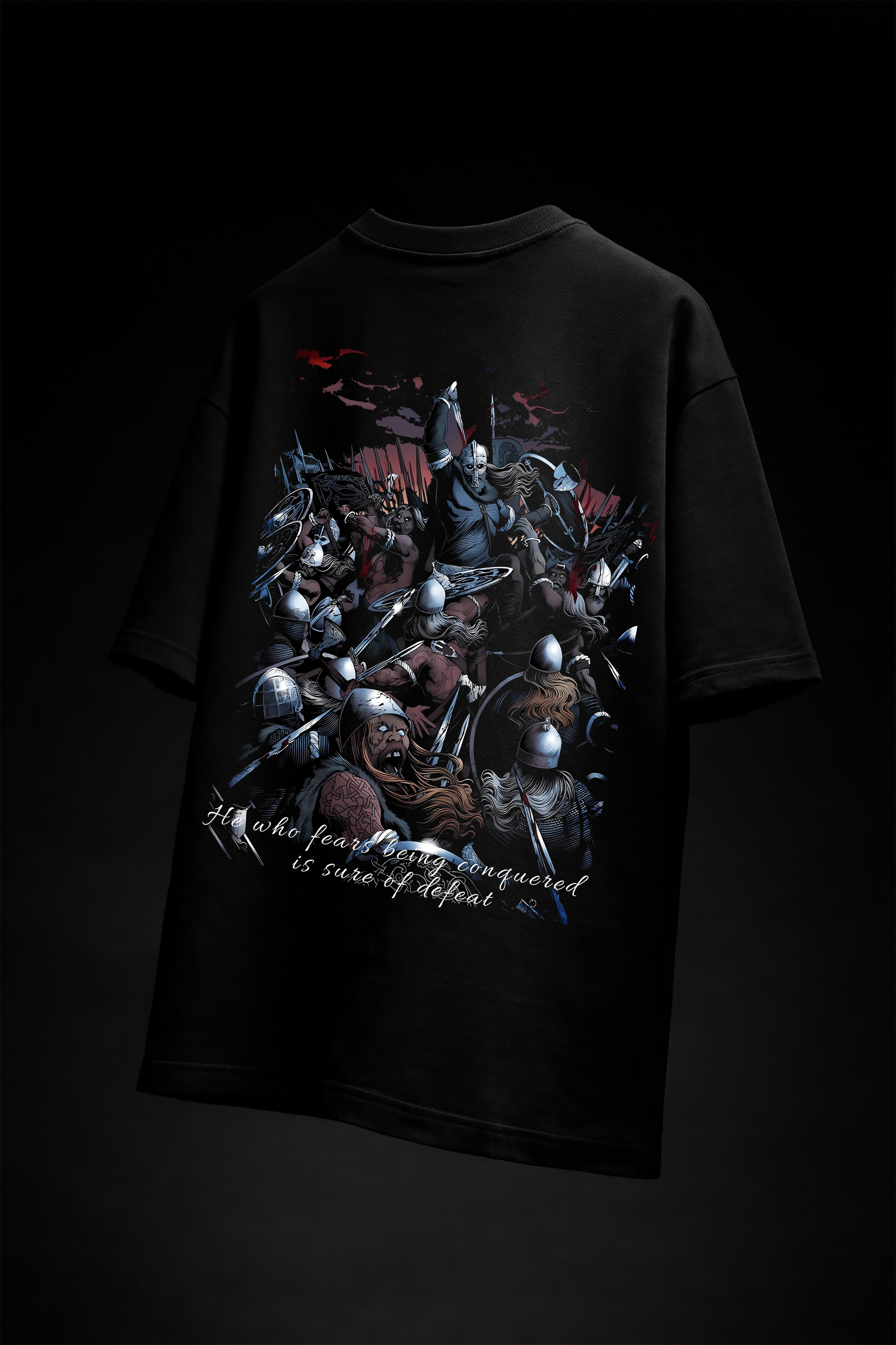 VIKINGS WAR UNISEX OVERSIZED T-SHIRT