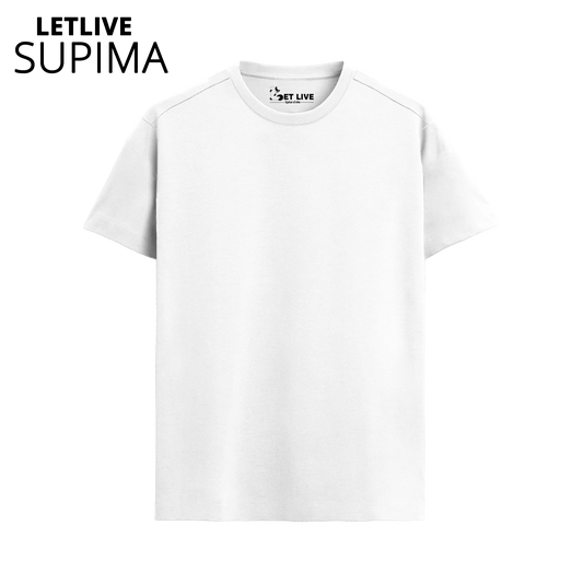 LETLIVE SUPIMA WHITE T-SHIRT