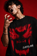 RAGEBOUND BLACK OVERSIZED T-SHIRT