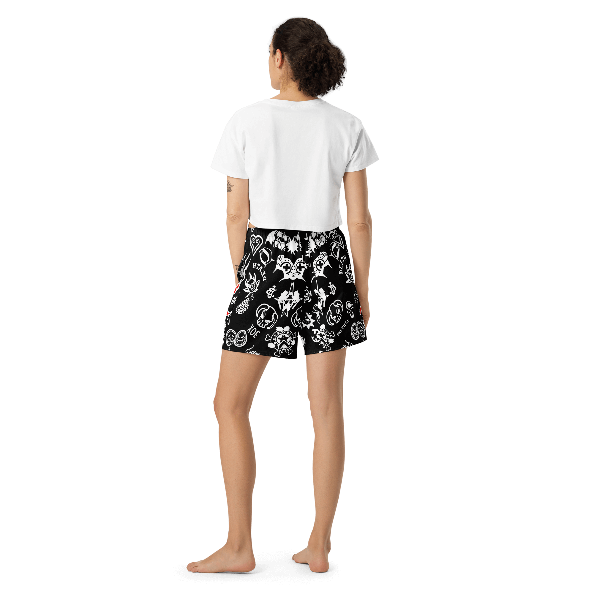 ONE PEACE SCAR PATTERN SPORT SHORTS