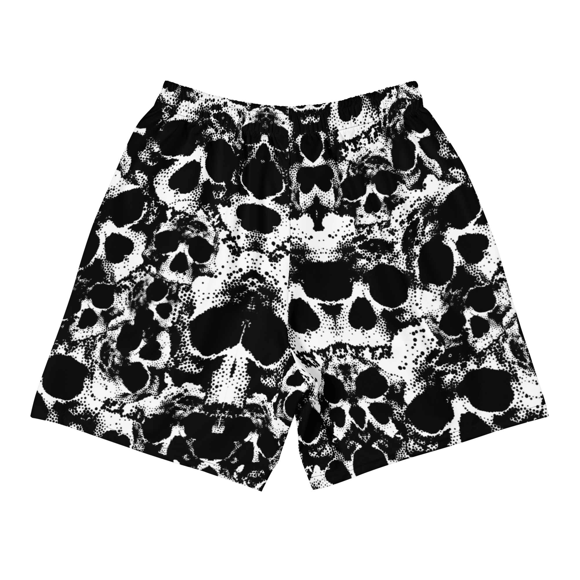 SKULL PATTERN SPORT SHORTS