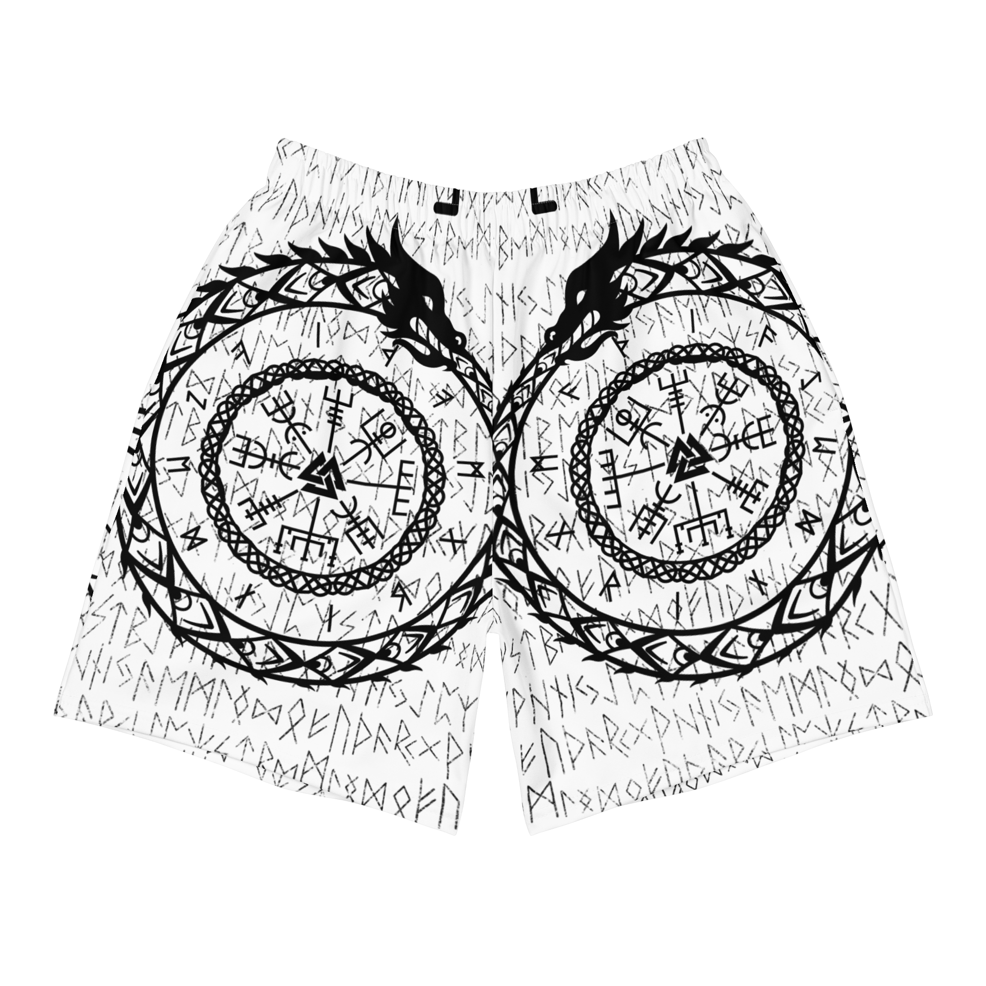 VIKINGS PATTERN MESH SHORTS