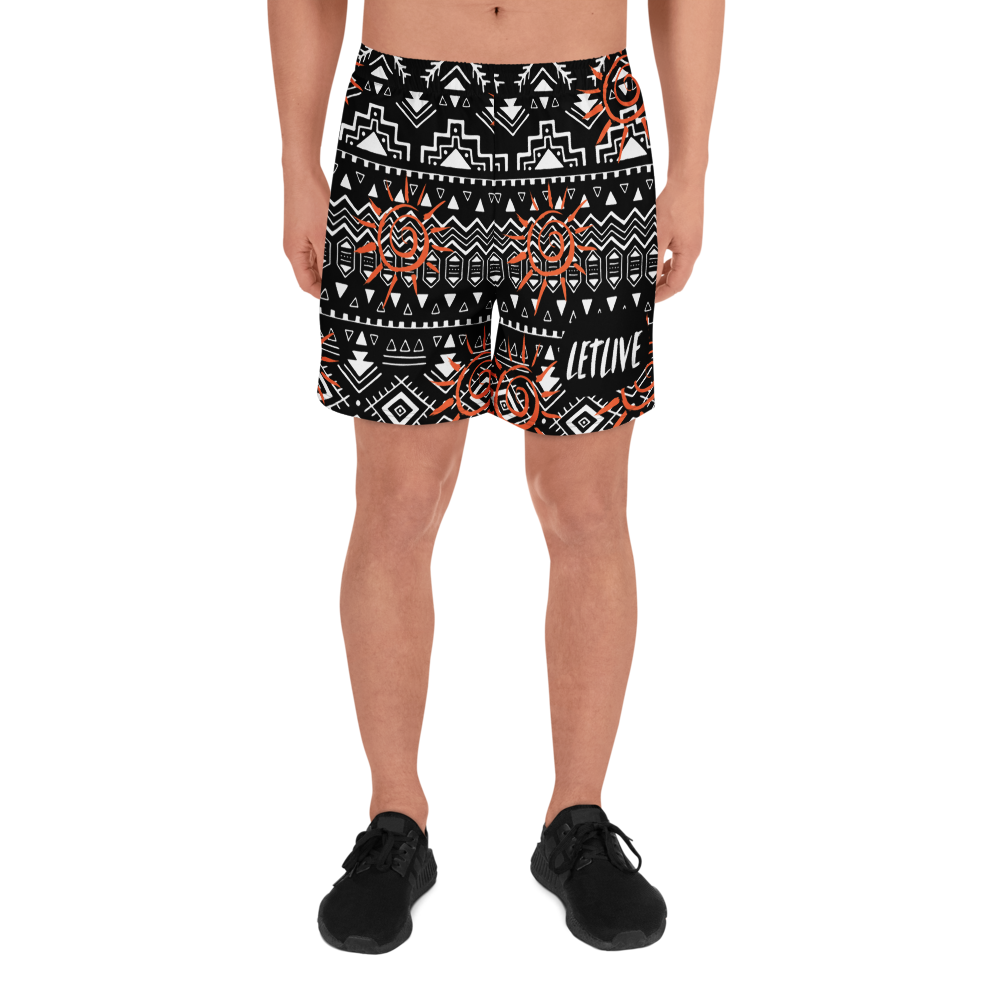 TRIBES PATTERN SPORT SHORTS